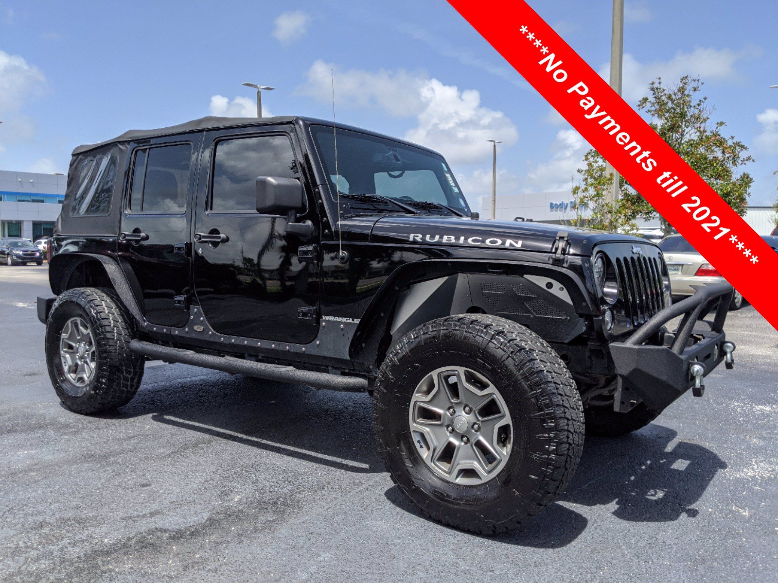 Pre-Owned 2015 Jeep Wrangler Unlimited Rubicon 4WD Convertible